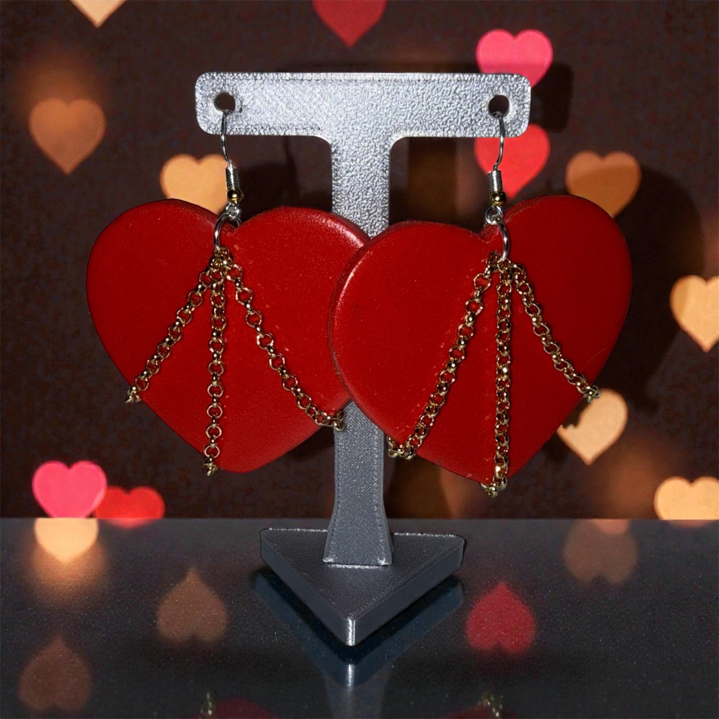 Chained Desire Heart Drops