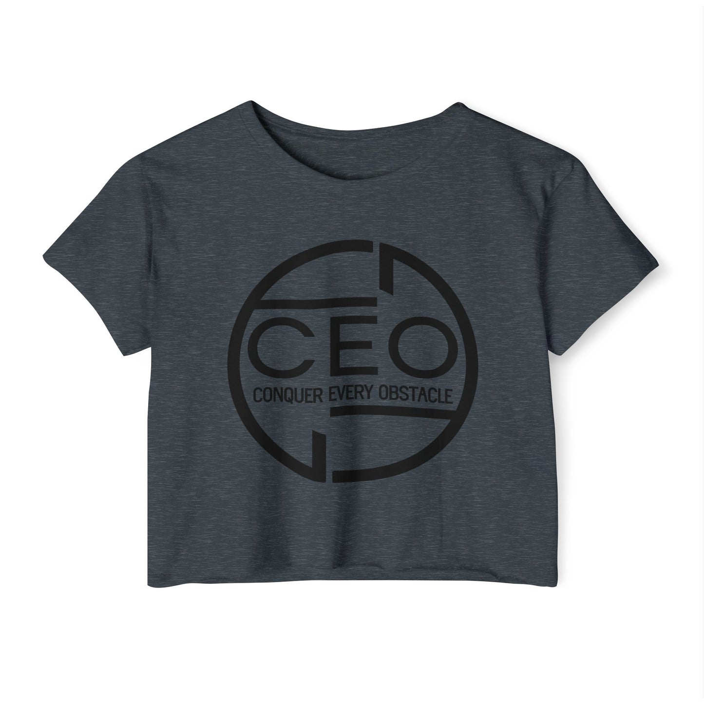 Motivational CEO (Conquer Every Obstacle) Summer Crop Top