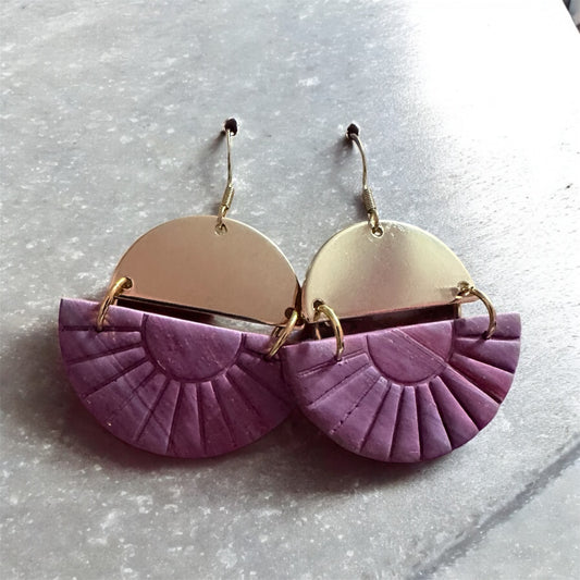 Art Deco Fan Dangles