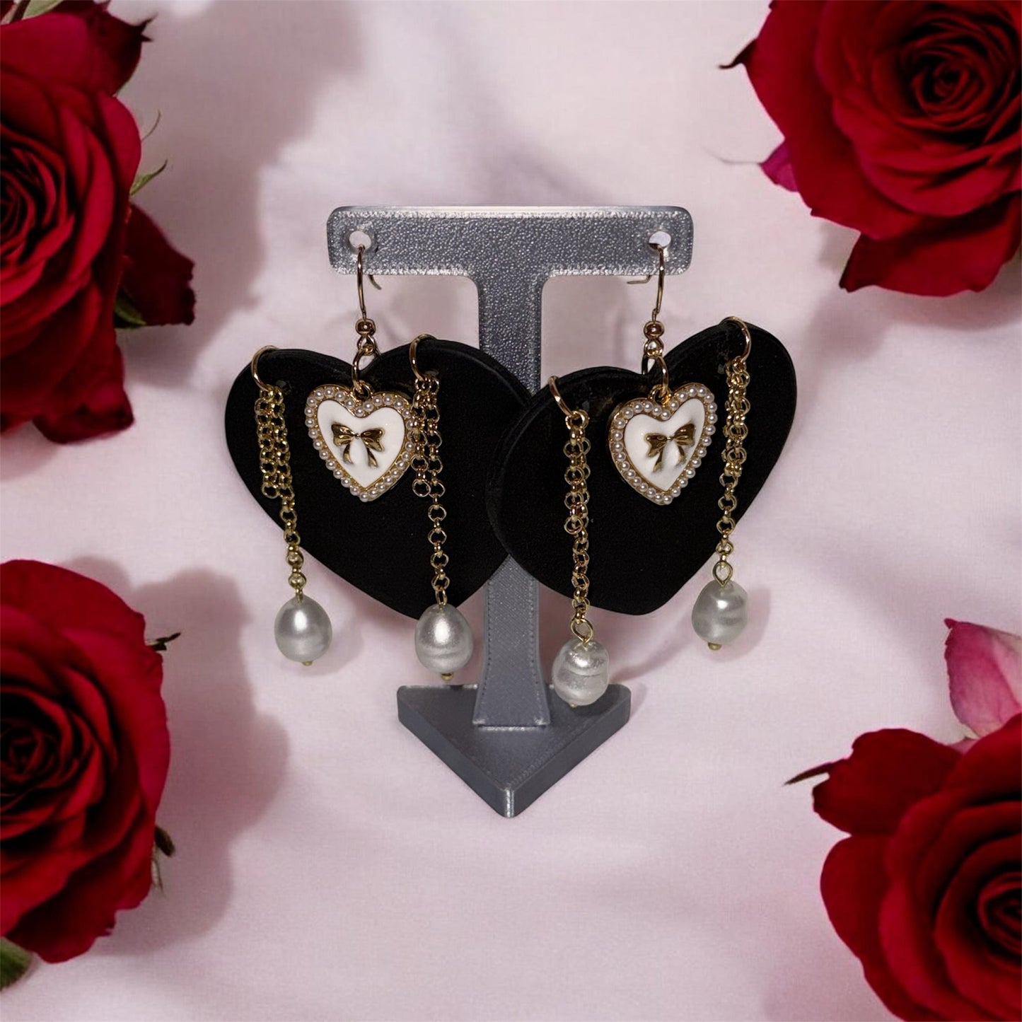 Noir Heirloom Heart Drops