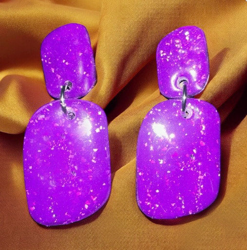 Purple Reign Dangles